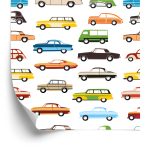 Behang Voor Kinderen - Kleurrijke Auto's