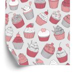 Behang Voor Keuken-Kleurrijke Muffins