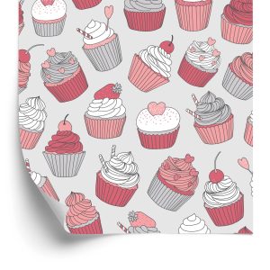 Behang Voor Keuken-Kleurrijke Muffins