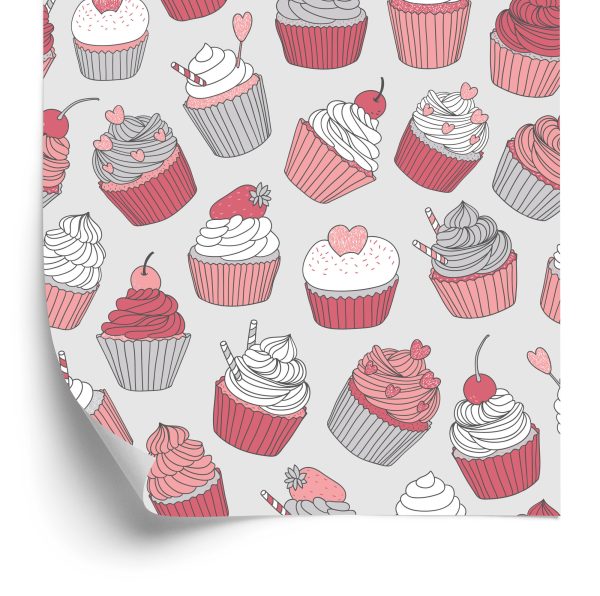 Behang Voor Keuken-Kleurrijke Muffins