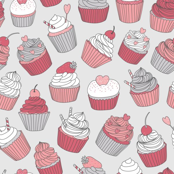 Behang Voor Keuken-Kleurrijke Muffins - Afbeelding 2