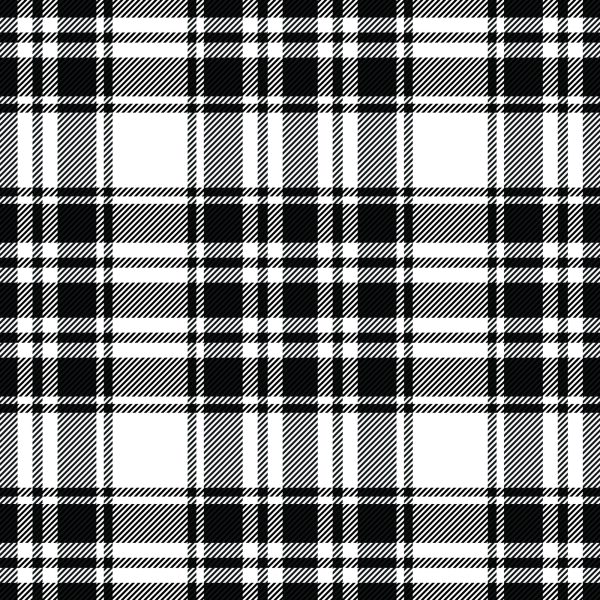 Behang Zwart-Witte Schotse Plaid - Afbeelding 2