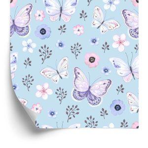 Behang Voor Kinderen - Delicate Vlinders