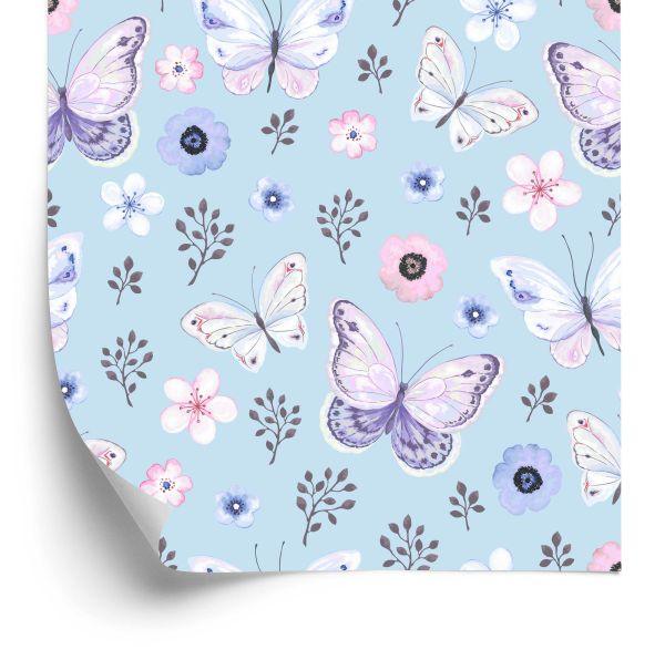 Behang Voor Kinderen - Delicate Vlinders