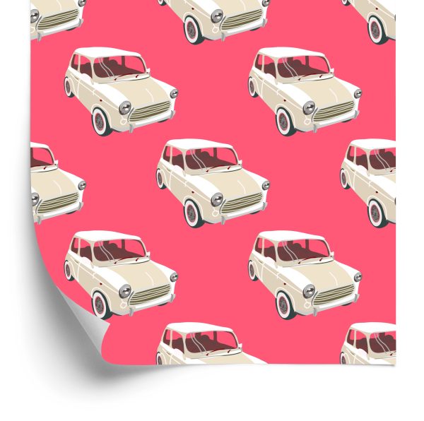 Behang Voor Kinderen - Iconische Auto's In Retrostijl