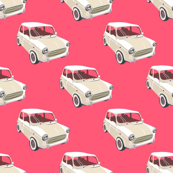 Behang Voor Kinderen - Iconische Auto's In Retrostijl - Afbeelding 2