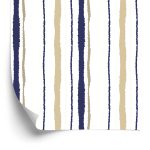 Behang Strepen - Papier Gescheurd Effect