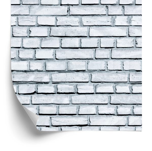 Behang Heldere Bakstenen Muur