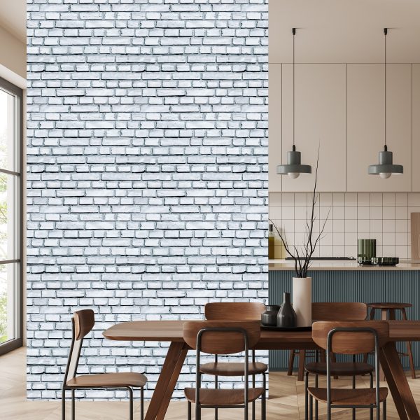 Behang Heldere Bakstenen Muur - Afbeelding 4