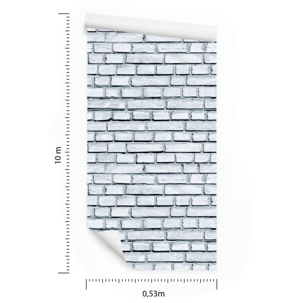 Behang Heldere Bakstenen Muur - Afbeelding 8