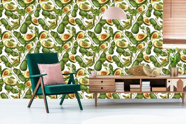 Behang Voor In De Keuken - Gezonde Avocado's - Afbeelding 6