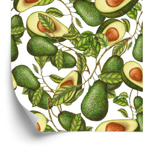 Behang Voor In De Keuken - Gezonde Avocado's