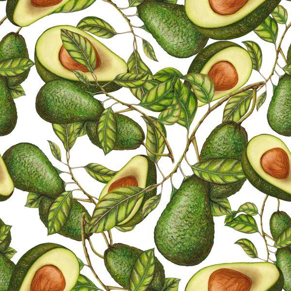 Behang Voor In De Keuken - Gezonde Avocado's - Afbeelding 2