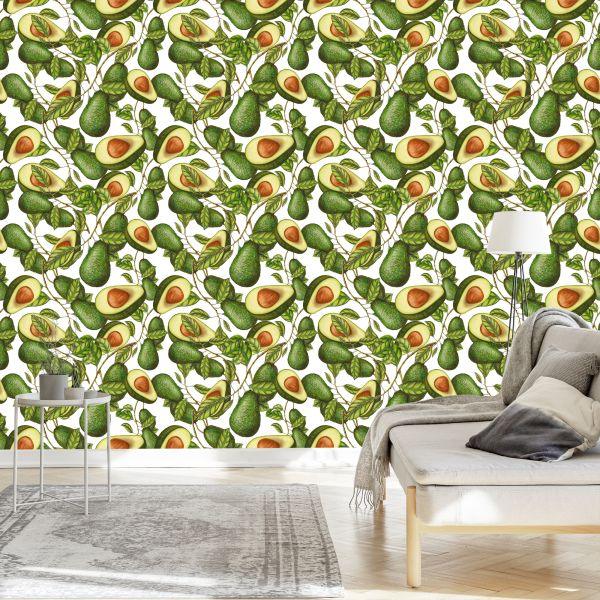 Behang Voor In De Keuken - Gezonde Avocado's - Afbeelding 3