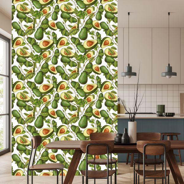 Behang Voor In De Keuken - Gezonde Avocado's - Afbeelding 4