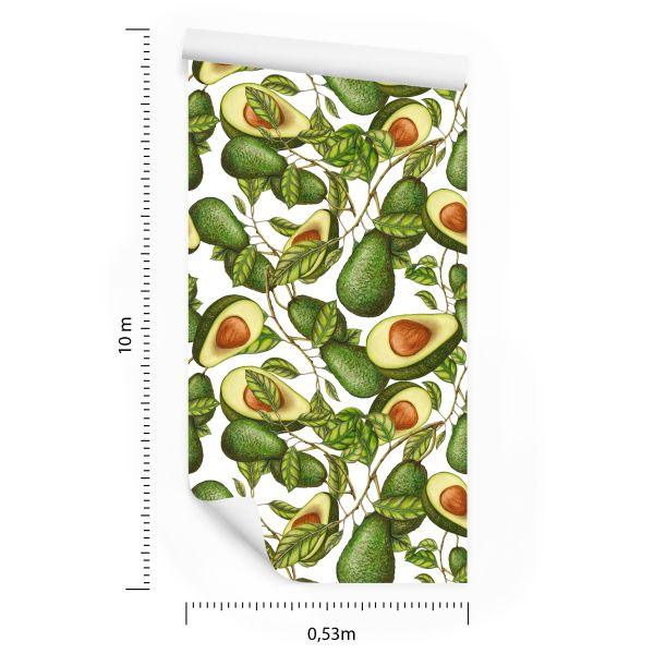 Behang Voor In De Keuken - Gezonde Avocado's - Afbeelding 8