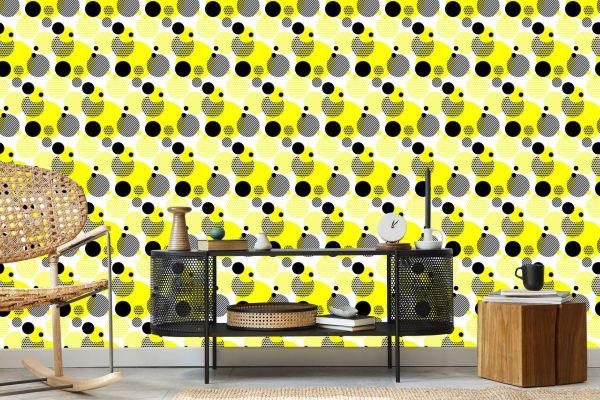 Behang Geometrisch - Stippen - Afbeelding 5