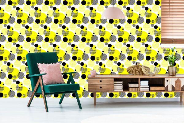 Behang Geometrisch - Stippen - Afbeelding 6