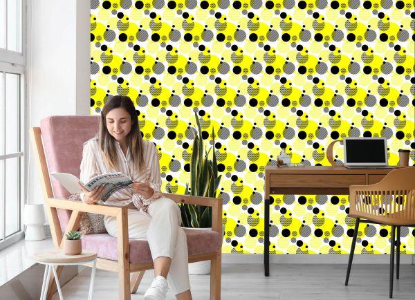 Behang Geometrisch - Stippen - Afbeelding 7