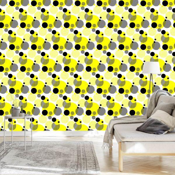 Behang Geometrisch - Stippen - Afbeelding 3