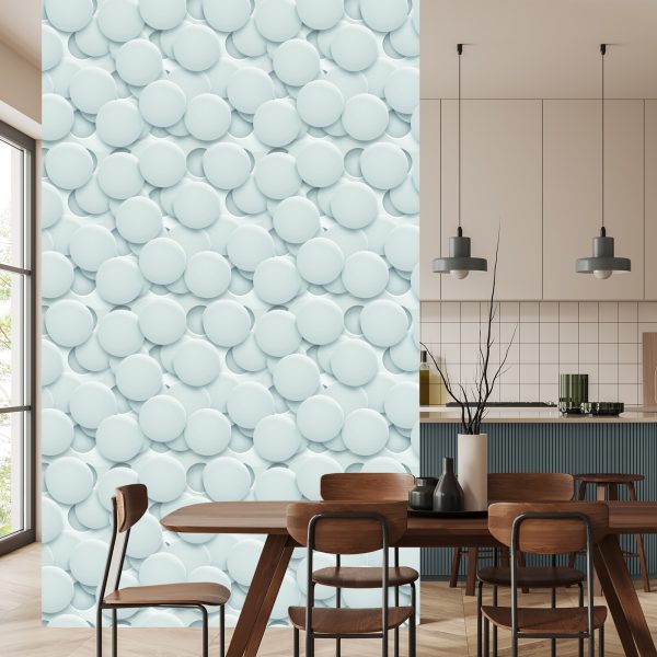 Behang Abstract 3D Geometrisch Patroon - Afbeelding 4