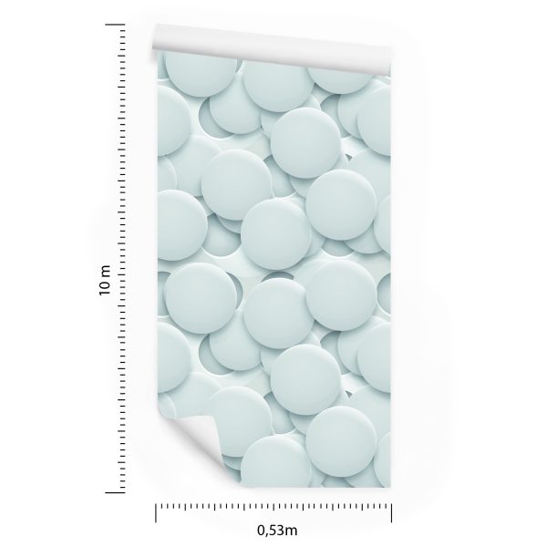 Behang Abstract 3D Geometrisch Patroon - Afbeelding 8