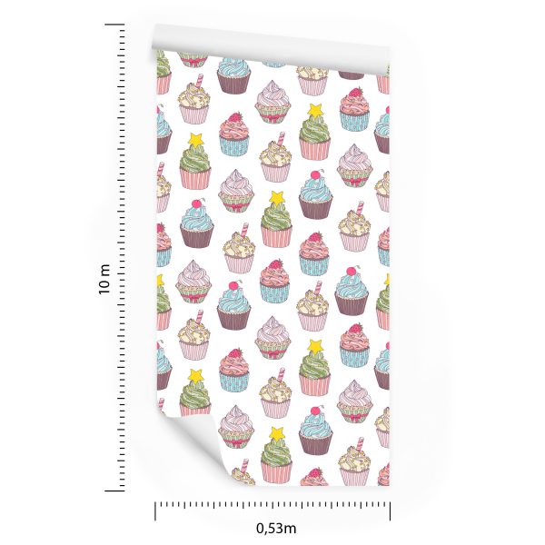 Behang Voor De Keuken-Kleurrijke Muffins - Afbeelding 8