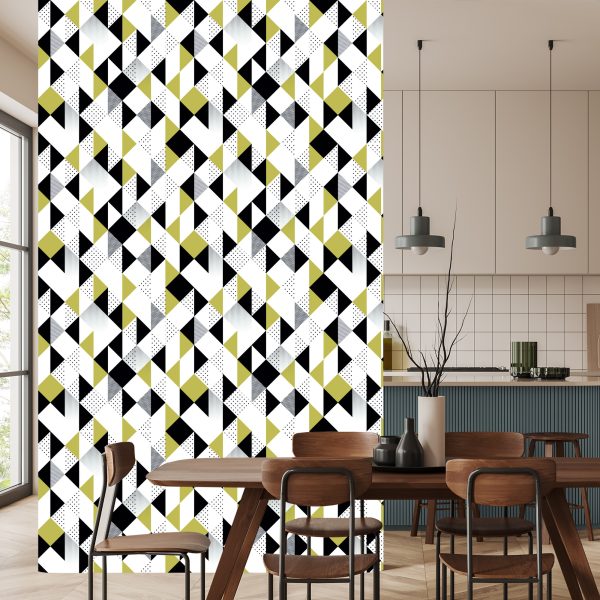 Behang Geometrisch - Kleurrijke Driehoeken - Afbeelding 4