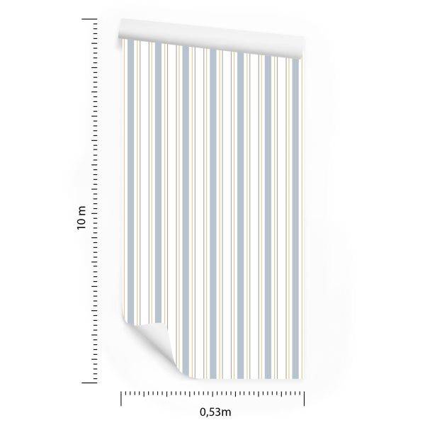 Behang Kleurrijke Verticale Strepen - Afbeelding 8