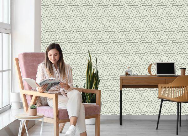 Behang Modern Geometrisch Patroon - Afbeelding 7
