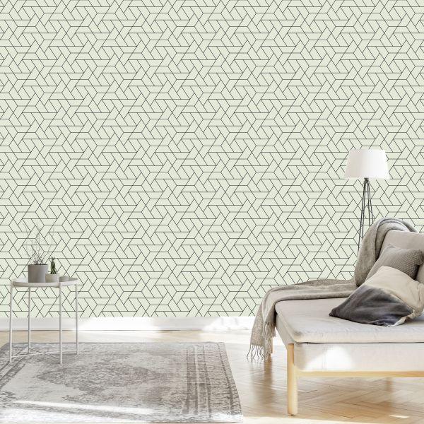 Behang Modern Geometrisch Patroon - Afbeelding 3