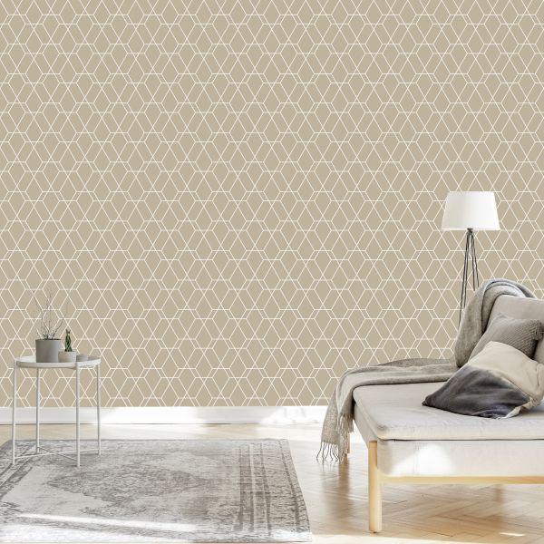 Behang Modern Geometrisch Patroon - Afbeelding 3