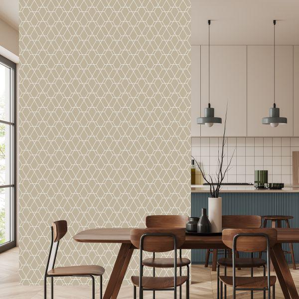 Behang Modern Geometrisch Patroon - Afbeelding 4