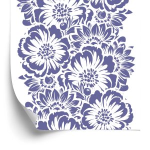 Behang Abstracte Bloemen