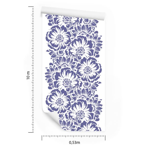 Behang Abstracte Bloemen - Afbeelding 8