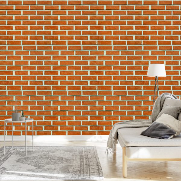 Behang 3D-Effect Van Baksteen - Afbeelding 3