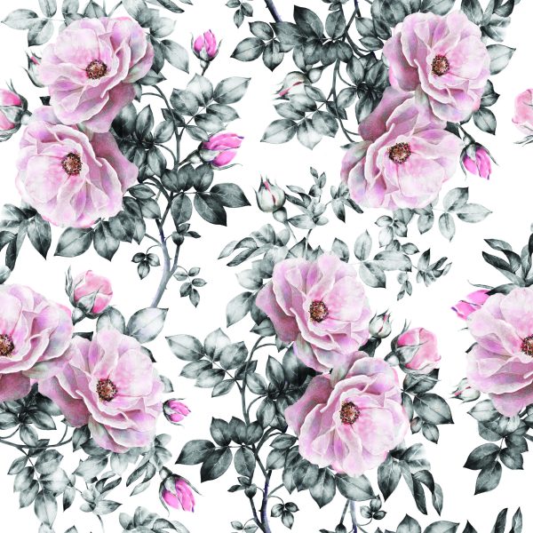 Behang Prachtige Pastelkleurige Bloemen - Afbeelding 2