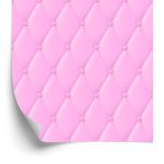 Behang Gewatteerd Roze Patroon