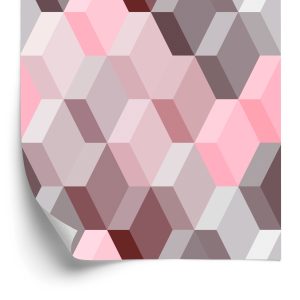 Behang 3D - Modernistisch Geometrisch Patroon