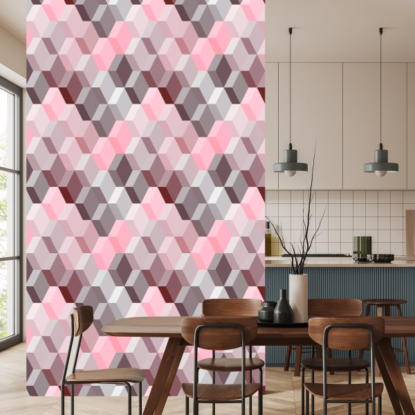 Behang 3D - Modernistisch Geometrisch Patroon - Afbeelding 4