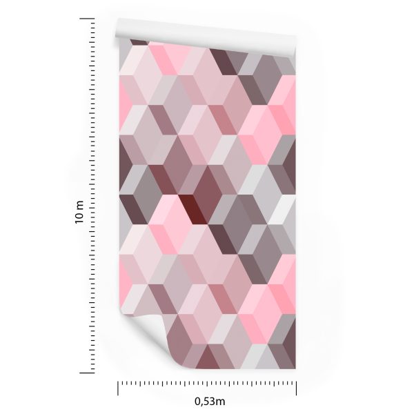 Behang 3D - Modernistisch Geometrisch Patroon - Afbeelding 8
