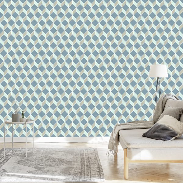 Behang Geometrische Abstractie - Afbeelding 3