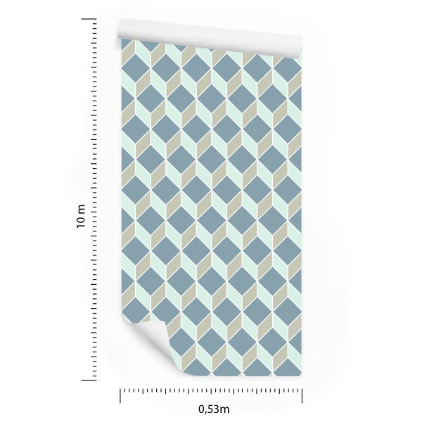 Behang Geometrische Abstractie - Afbeelding 8