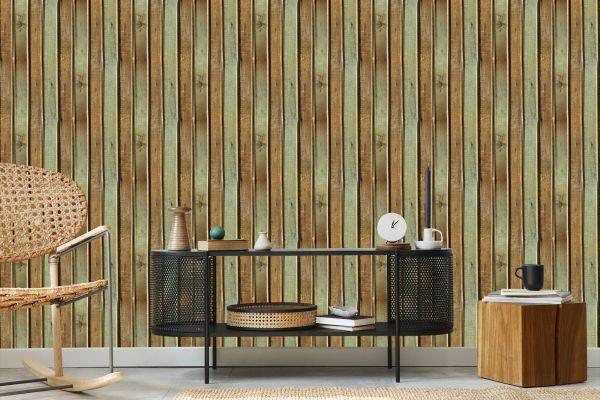 Behang Zoals Houten Planken - Afbeelding 5