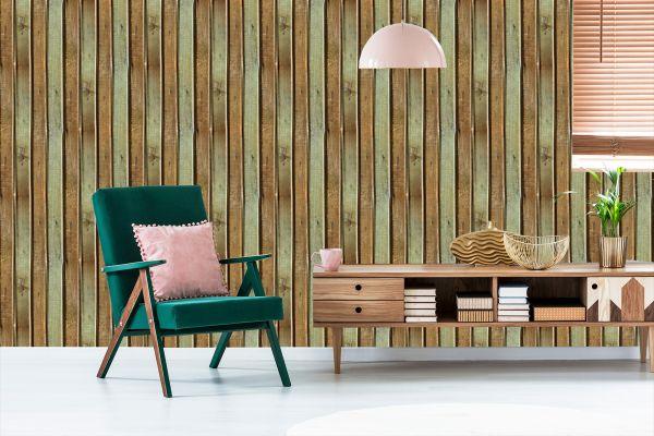 Behang Zoals Houten Planken - Afbeelding 6