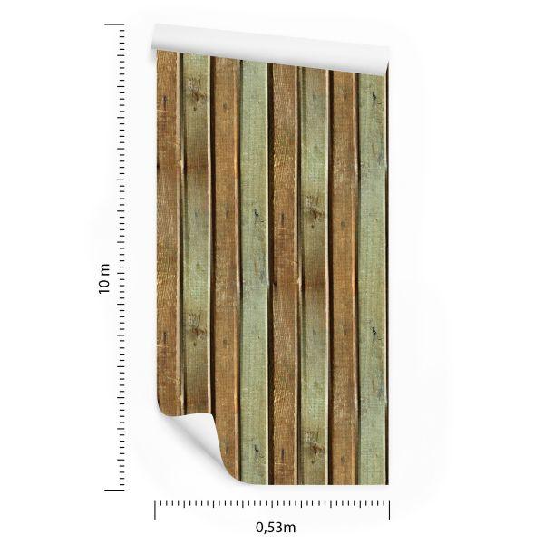 Behang Zoals Houten Planken - Afbeelding 8