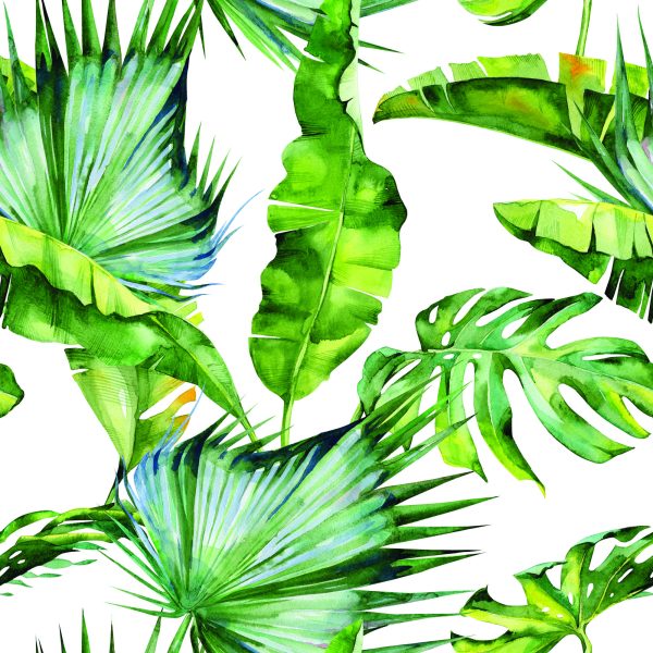 Behang Tropische Jungle Bladeren - Afbeelding 2