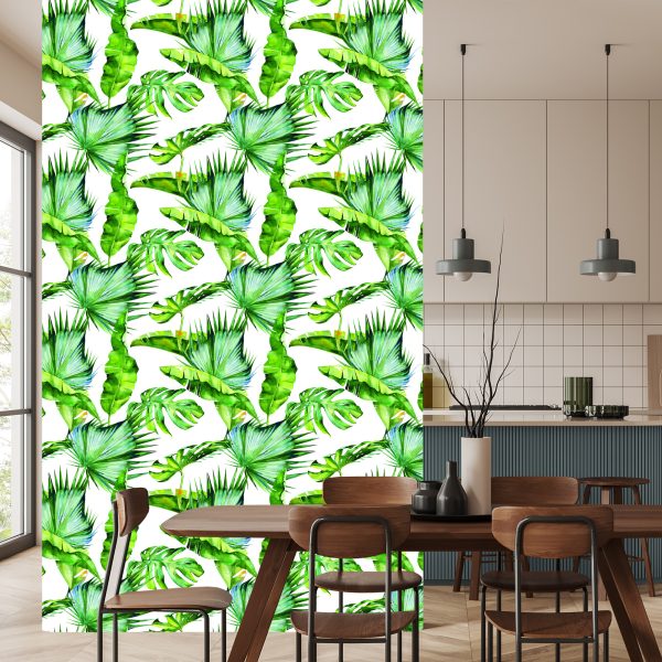 Behang Tropische Jungle Bladeren - Afbeelding 4