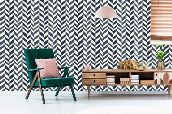 Behang Geometrisch-Retro - Afbeelding 6