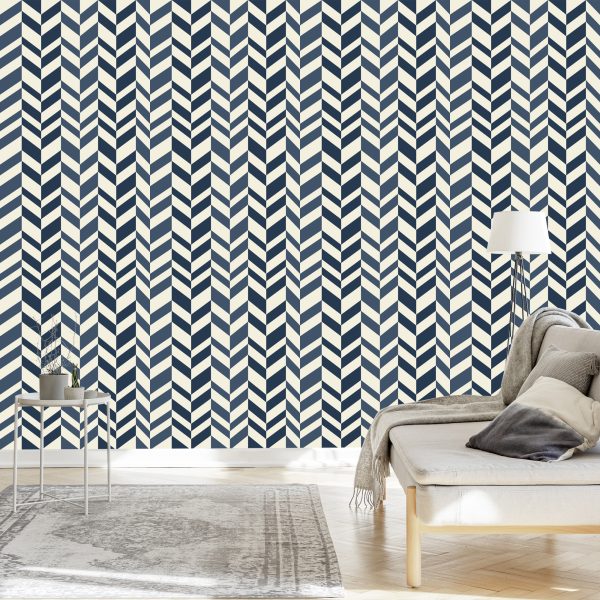 Behang Geometrisch-Retro - Afbeelding 3